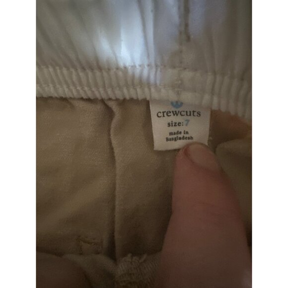 Crewcuts Kids Beige Elastic Waist Pants Size 7 School Uniform Classic - Picture 3 of 4